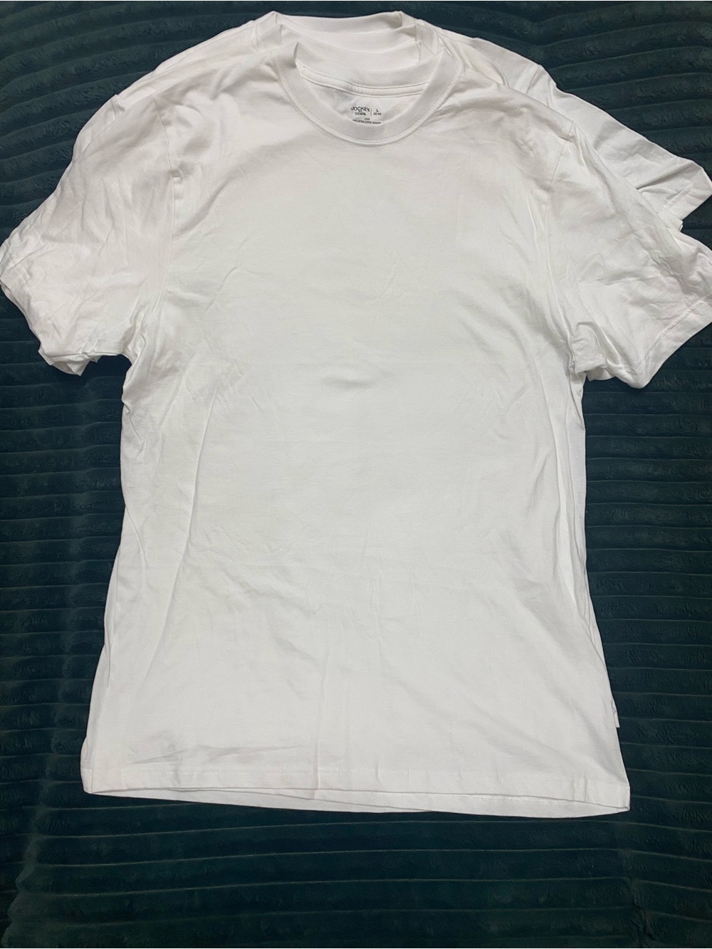 Jockey White Crew Neck Men's Undershirt